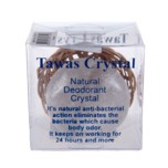 Кристалл-слиток Соло-экстра Tawas Crystal в кокосовой корзинке и пласт. коробке, 55гр