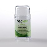 Минеральный дезодорант с экстрактом Алое и глицерином выдвигающийся на винтовой основе DeoNat 80 гр