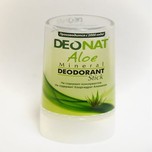Минеральный дезодорант с соком Алое DeoNat 40 гр зеленый